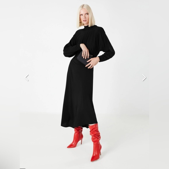 BCBG MAXAZRIA ANTONELLA TURTLENECK DRESS M - Picture 2 of 7